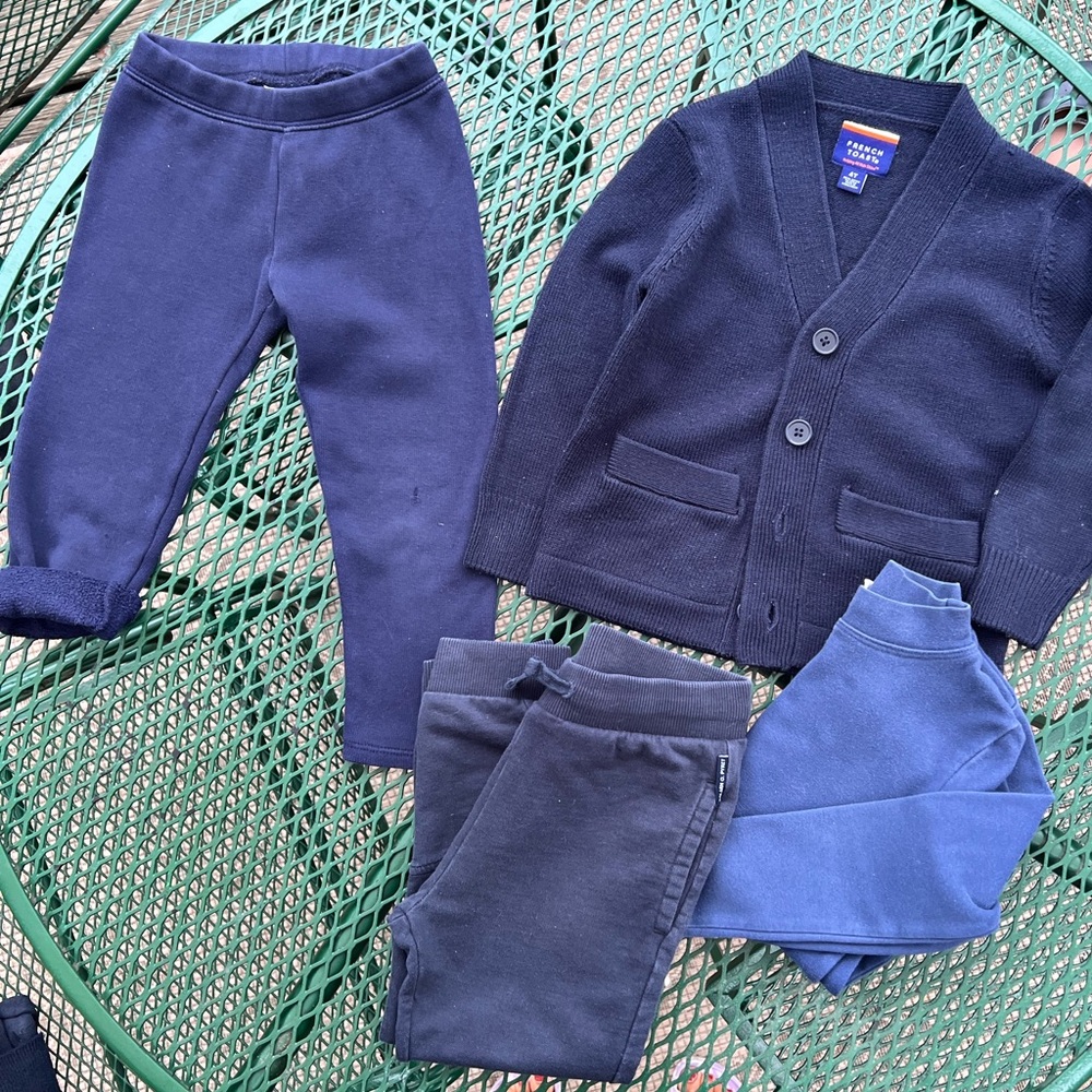 COPY - Uniform Blue Lot 3-4T unisex gender neutral boy girl